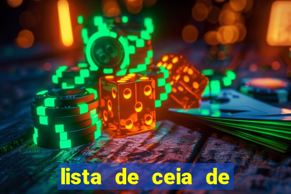 lista de ceia de natal completa